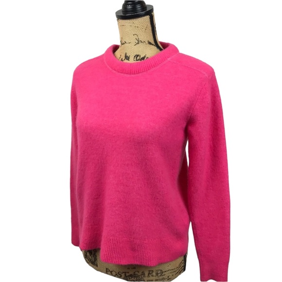 Club Monaco Hot Pink Pullover Sweater XS - Picture 3 of 11